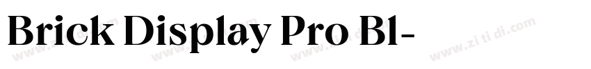 Brick Display Pro Bl字体转换 Brick Display Pro Bl字体转换